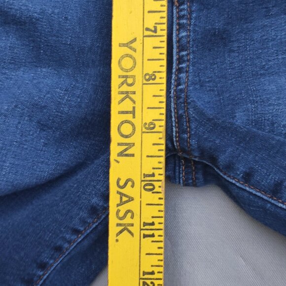 Buffalo jeans Aubrey women's sz 4 ink blue colour High rise Stretch Ankle grazer - Picture 13 of 14